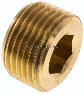 Verschlussstopfen Innenskt. R 3/8", Messing