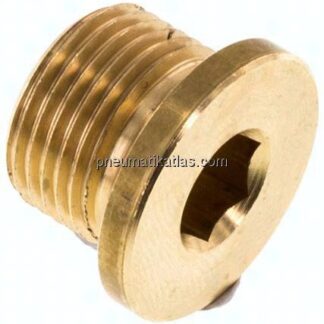 Verschlussstopfen Innenskt. G 3/8", Messing