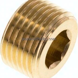 Verschlussstopfen Innenskt. G 3/8", Messing