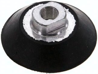 Flachsauger, Ø 50x5,5mm, G 1/8", CR (55A), schwarz