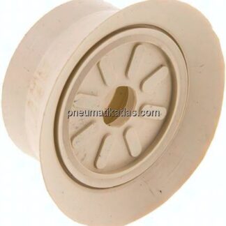 Flachsauger (feine Lippe), Ø 70x6mm, NR (50A), beige