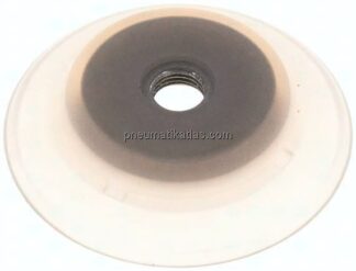 Flachsauger (stabile Lippe), Ø 83x6mm, G 1/4", Silikon (50A), transparent