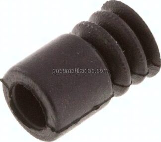 Balgsauger, 2,5-fach, Ø 9x2mm, NBR (55A), schwarz