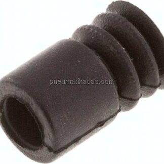Balgsauger, 2,5-fach, Ø 9x2mm, NBR (55A), schwarz