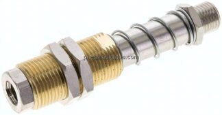 Federstößel G 1/4" (AG)xG 1/8" (IG), Hub 25mm , Standard