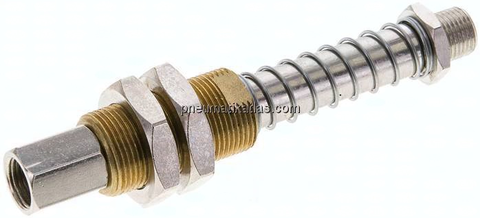 Federstößel G 1/8" (AG)xG 1/8" (IG), Hub 25mm , Standard