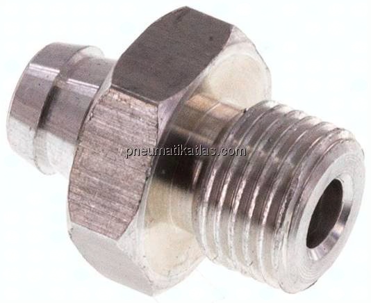 Saugerhalter aus Aluminium, Typ F, G 1/8" (AG)