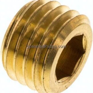 Verschlussstopfen Innenskt. M 12x1,5, Messing