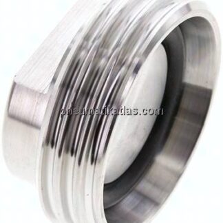 Blindgewindestutzen (Milchgewinde) Rd 52 x 1/6", 1.4404