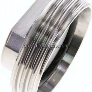 Blindgewindestutzen (Milchgewinde) Rd 58 x 1/6", 1.4404