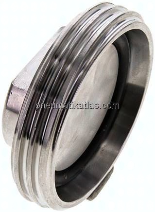 Blindgewindestutzen (Milchgewinde) Rd 65 x 1/6", 1.4404