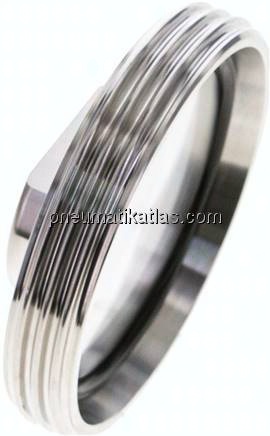 Blindgewindestutzen (Milchgewinde) Rd 95 x 1/6", 1.4404