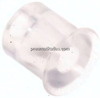 Flachsauger, P-Serie, Ø 11x1mm, Silikon (50A), transparent