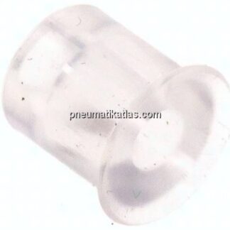 Flachsauger, P-Serie, Ø 11x1mm, Silikon (50A), transparent