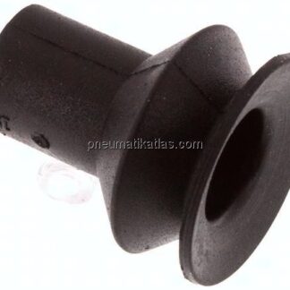 Balgsauger, 1,5-fach, P-Serie, Ø 16x6,7mm, CR (60A), schwarz