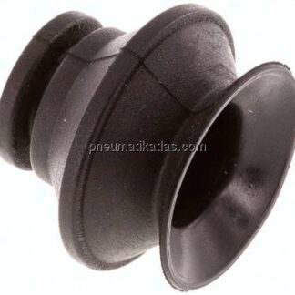 Balgsauger, 1,5-fach, P-Serie, Ø 21x9mm, CR (50A), schwarz