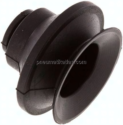 Balgsauger, 1,5-fach, P-Serie, Ø 33x9mm, CR (50A), schwarz
