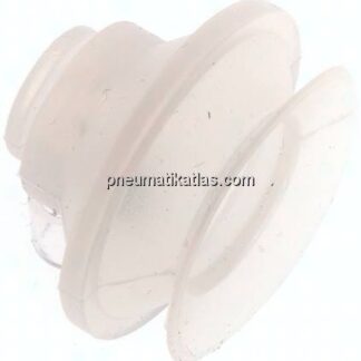 Balgsauger, 1,5-fach, P-Serie, Ø 33x9mm, Silikon (50A), transparent