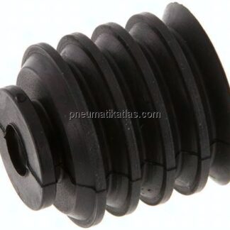 Balgsauger, 4,5-fach, P-Serie, Ø 31x21mm, CR (50A), schwarz