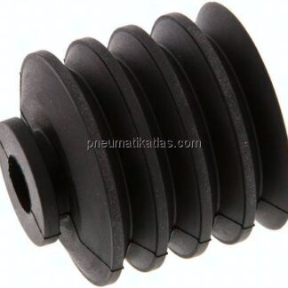 Balgsauger, 4,5-fach, P-Serie, Ø 51x25mm, CR (50A), schwarz