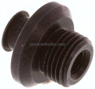 Saugerhalter aus Aluminium, Typ C, G 1/8" (AG)/M 5