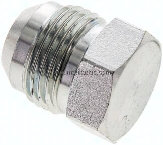HD-Verschlussstopfen UN 1-1/16"-12(JIC), Stahl verzinkt