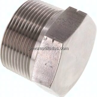 HD-Verschlussstopfen Außenskt. NPT 1-1/2", 1.4571