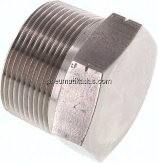 HD-Verschlussstopfen Außenskt. NPT 1-1/2", 1.4571