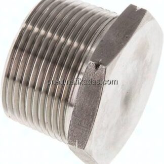 HD-Verschlussstopfen Außenskt. NPT 1-1/4", 1.4571
