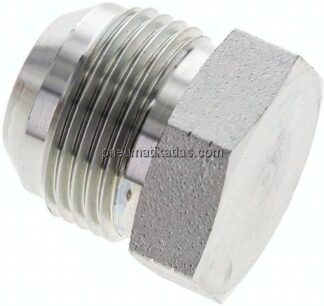 HD-Verschlussstopfen UN 1-3/16"-12(JIC), Stahl verzinkt