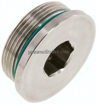 HD-Verschlussstopfen Innenskt. UN 1-7/8"-12, V4A