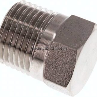 HD-Verschlussstopfen Außenskt. NPT 1/2", 1.4571