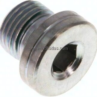 HD-Verschlussstopfen Innenskt. G 1/8", Stahl verzinkt