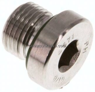 HD-Verschlussstopfen Innenskt. G 1/8", 1.4571
