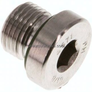 HD-Verschlussstopfen Innenskt. G 1/8", 1.4571