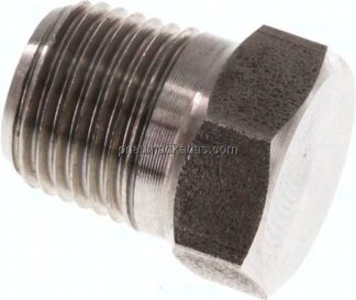 HD-Verschlussstopfen Außenskt. NPT 1/8", 1.4571