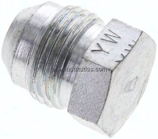 HD-Verschlussstopfen UNF 3/4"-16(JIC), Stahl verzinkt
