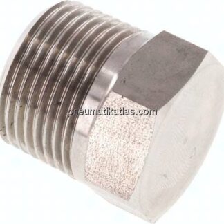HD-Verschlussstopfen Außenskt. NPT 3/4", 1.4571