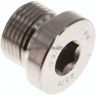 HD-Verschlussstopfen Innenskt. G 3/8", 1.4571