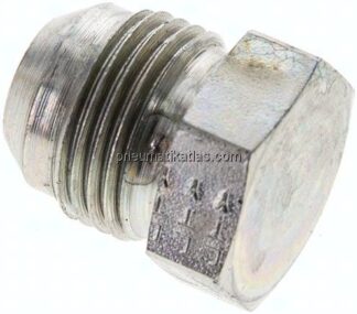 HD-Verschlussstopfen UNF 7/8"-14(JIC), Stahl verzinkt