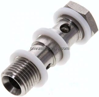 Hohlschraube, 2-fach G 1/4"-42mm, 1.4571