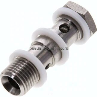 Hohlschraube, 2-fach G 1/4"-42mm, 1.4571