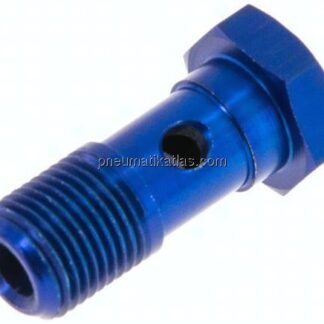 Hohlschraube, 1-fach G 1/8"-23mm, Aluminium
