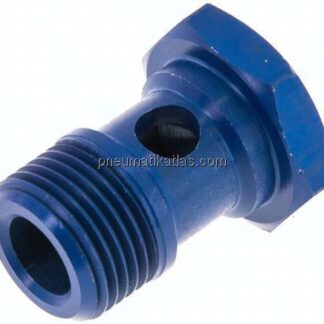 Hohlschraube, 1-fach G 3/8"-25mm, Aluminium