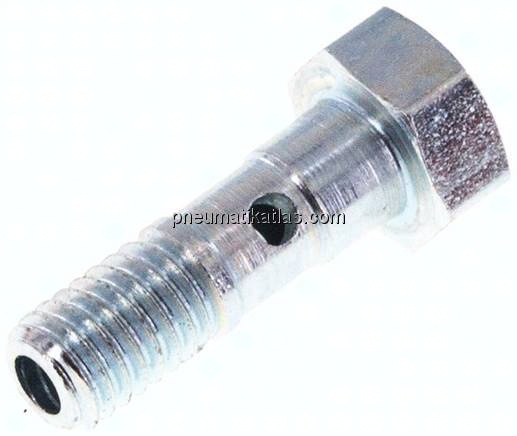 Hohlschraube, 1-fach M 5-16,2mm, Stahl verzinkt