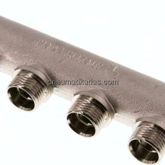 Verteilerrohr G 1"(IG/AG), Abgang 4x G 1/2" (AG)