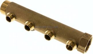 Verteilerrohr G 1-1/4"(IG/AG), Abgang 4x G 1/2" (AG)