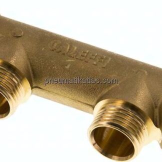 Verteilerrohr G 3/4"(IG/AG), Abgang 2x G 1/2" (AG)