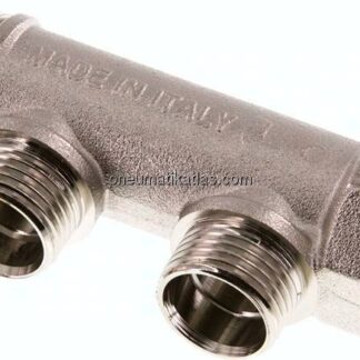 Verteilerrohr G 3/4"(IG/AG), Abgang 2x G 1/2" (AG)