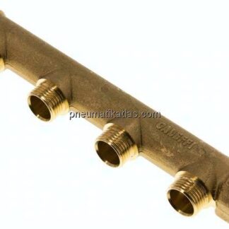 Verteilerrohr G 3/4"(IG/AG), Abgang 4x G 1/2" (AG)